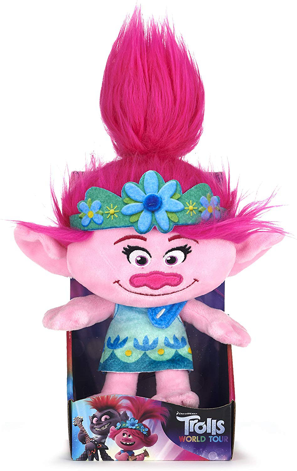 Trolls - Poppy Pop Star - Peluche 25 cm Trolls 2, Trolls