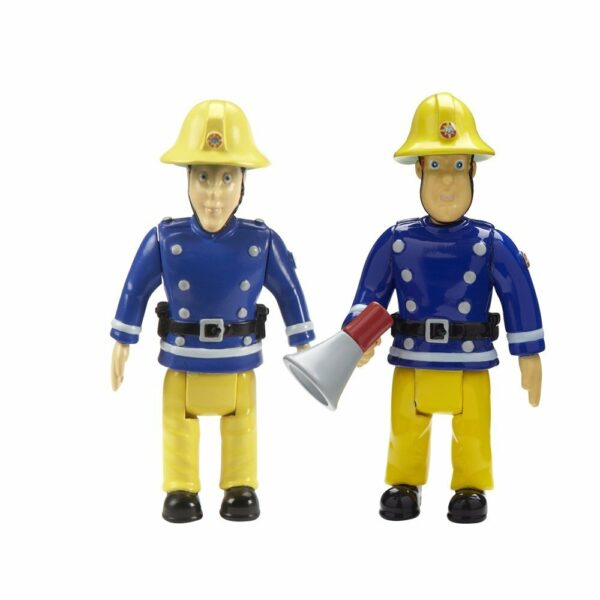 Fireman Sam 2 Figure Pack - Sam with megaphone and Elvis