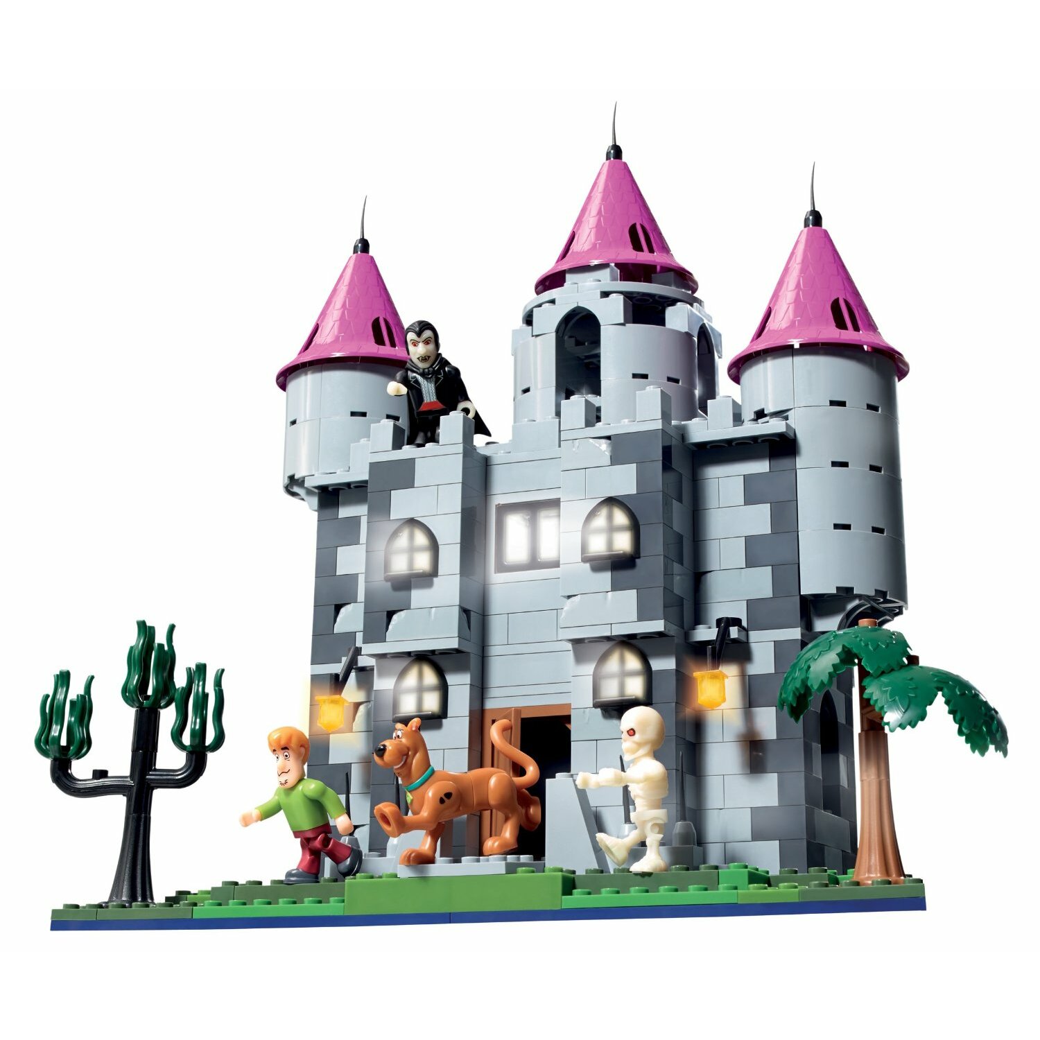 Character Building Scooby Doo Dracula Castle Playset