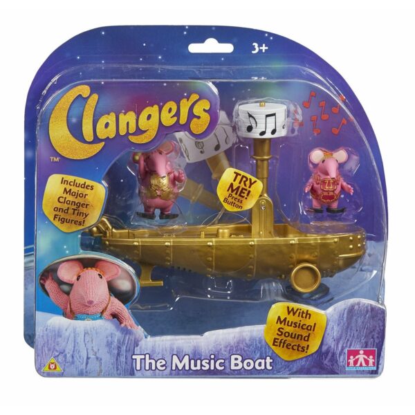 Clangers Musical Boat with 2 Figures