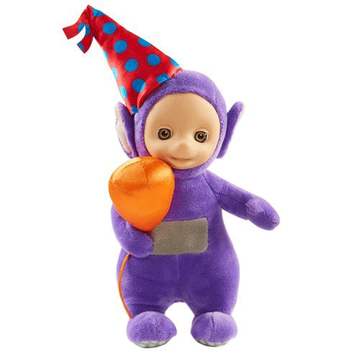 Teletubbies Talking Party Plush - Tinky Winky with Balloon