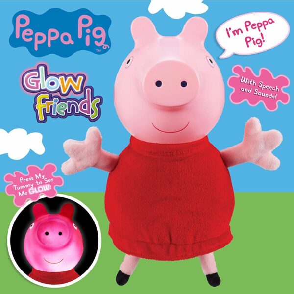 Peppa Pig Glow Friends Talking Glow 22cm Peppa Pig