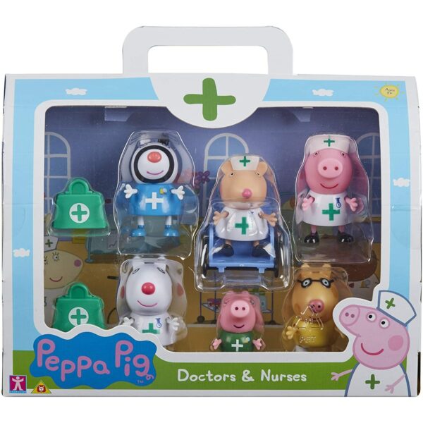 Peppa Pig Doctors & Nurse 6 Figure Pack