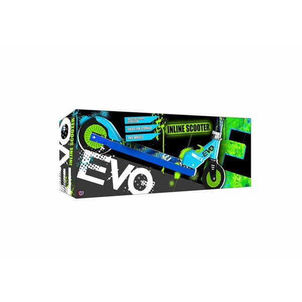 EVO Folding Inline Scooter BLUE