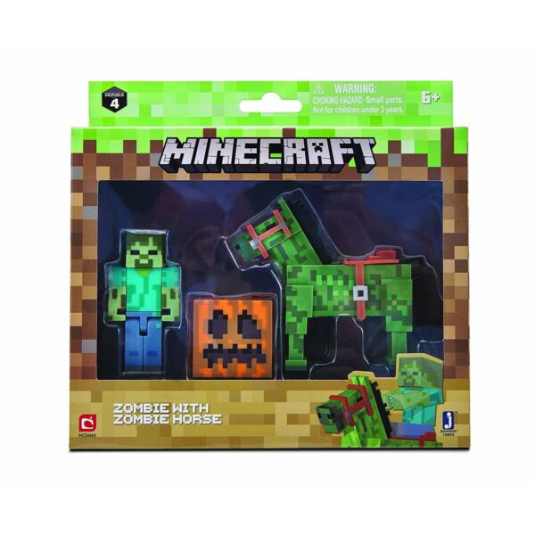 Minecraft Zombie with Zombie Horse Pack