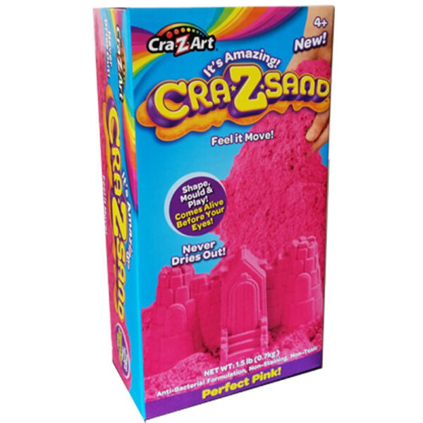 Cra-Z-Sand 1.5lb Sand Refill Box Set - PERFECT PINK