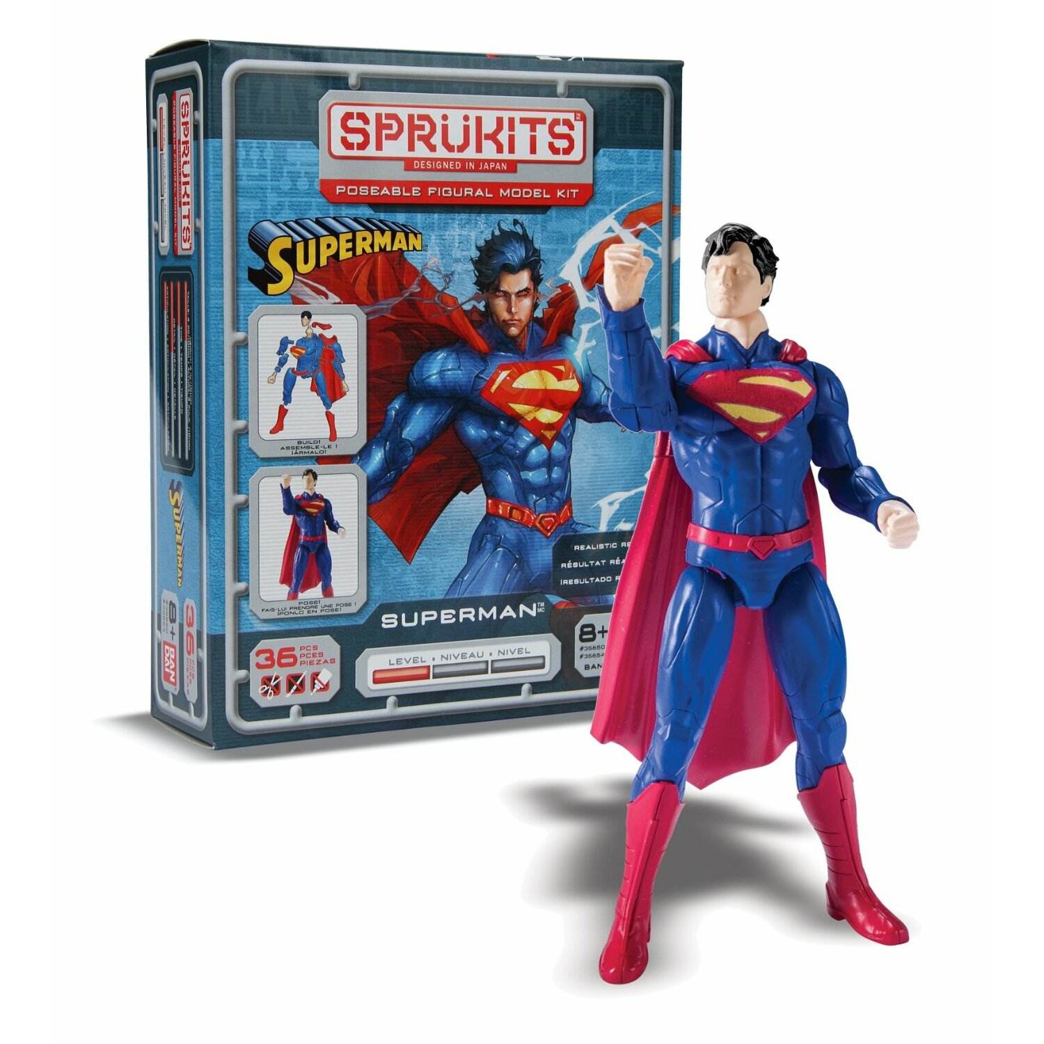 Sprukits Level 1 Superman New 52 Figure Model Kit