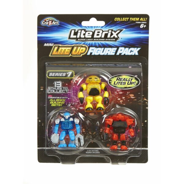 Lite Brix Series 1 - 3 Figure Pack