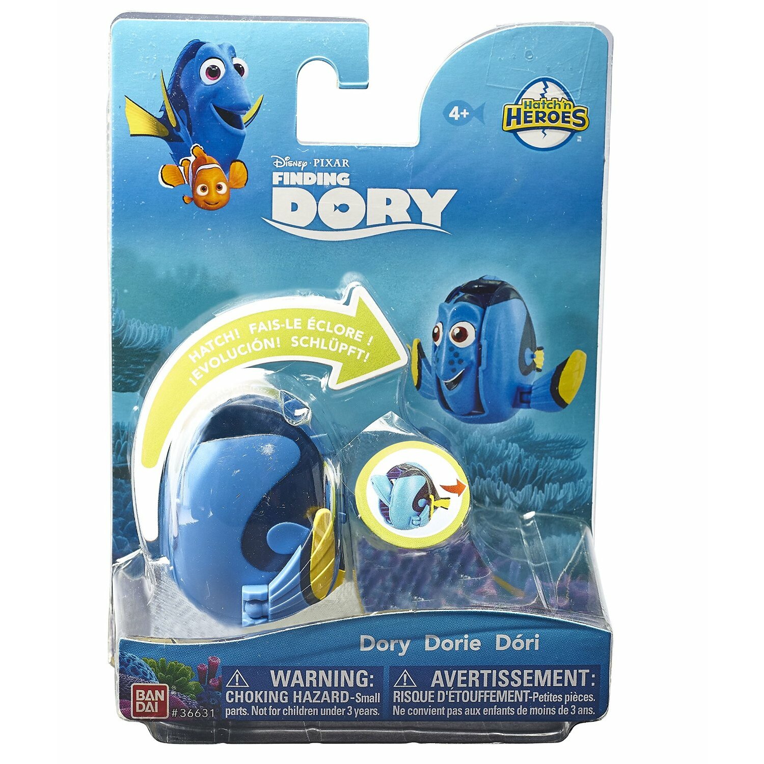 Bandai Finding Dory Hatch N Heroes - DORY