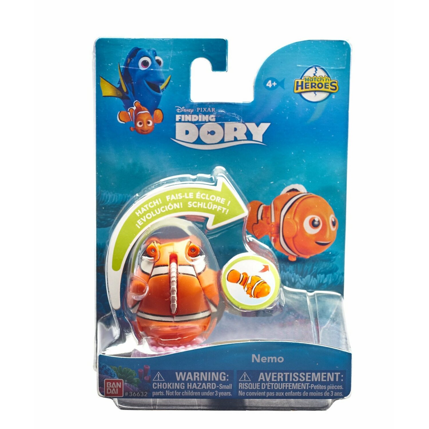 Bandai Finding Dory Hatch N Heroes - NEMO