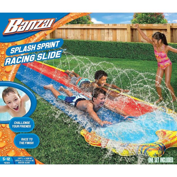Banzai 16ft Splash Sprint Racing Slide