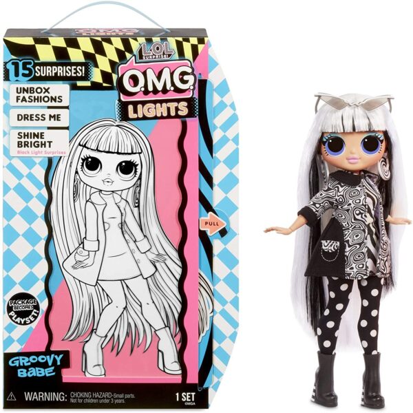 L.O.L. Surprise OMG Lights Fashion Doll - GROOVY BABE