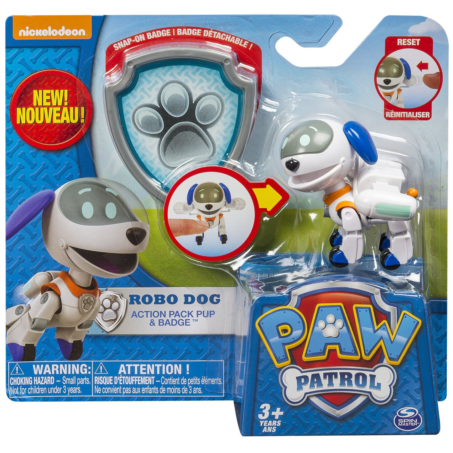 Paw Patrol Action Pack Pup & Badge - ROBO DOG