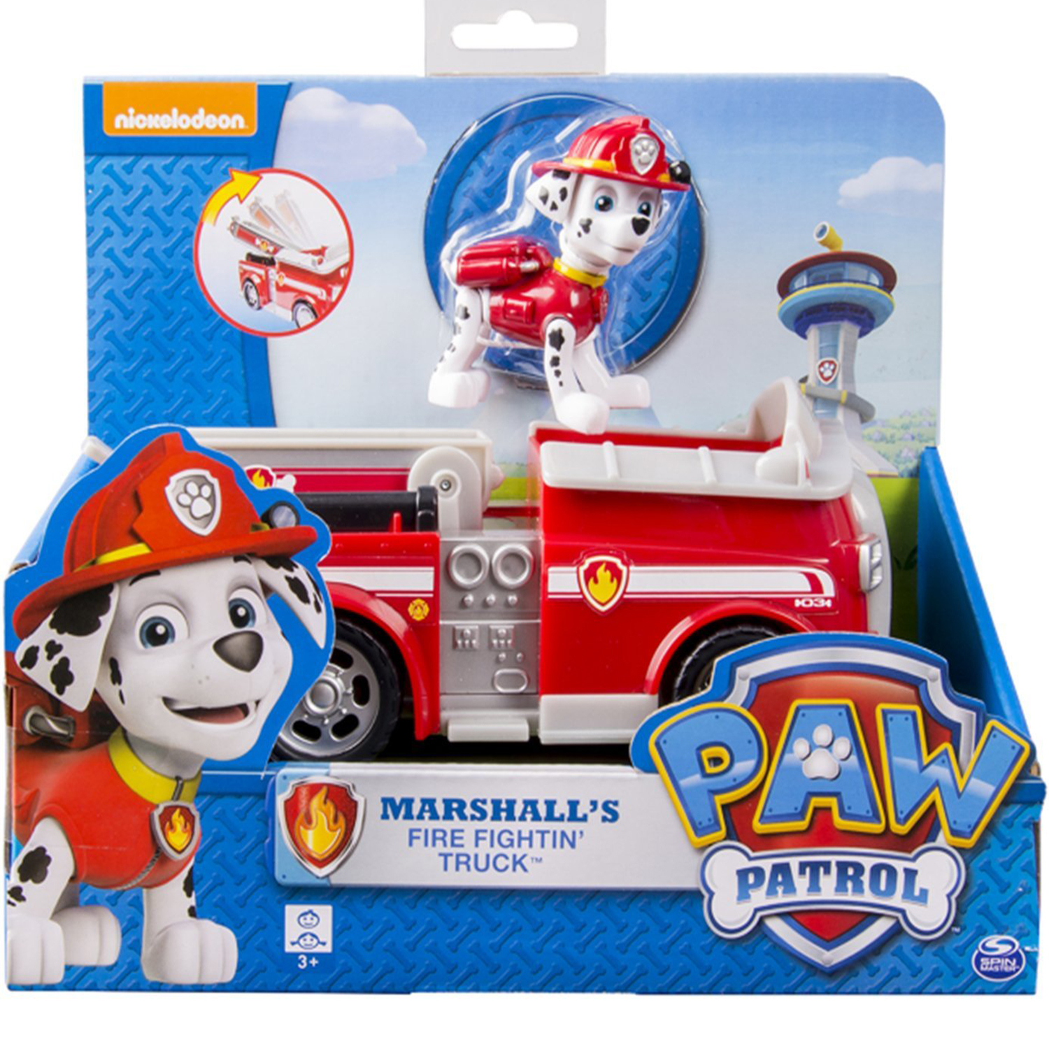 Paw Patrol Vehicle + figure - Marshall's Fire Fightin' Truck
