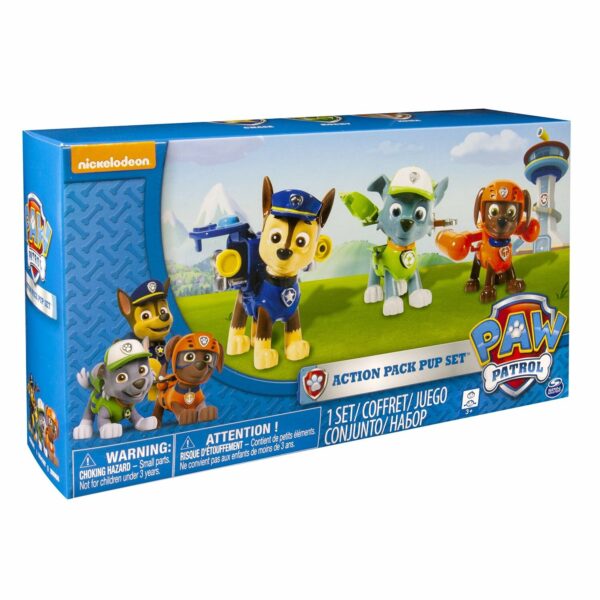 Paw Patrol Action Pack - Chase, Rocky, + Zuma