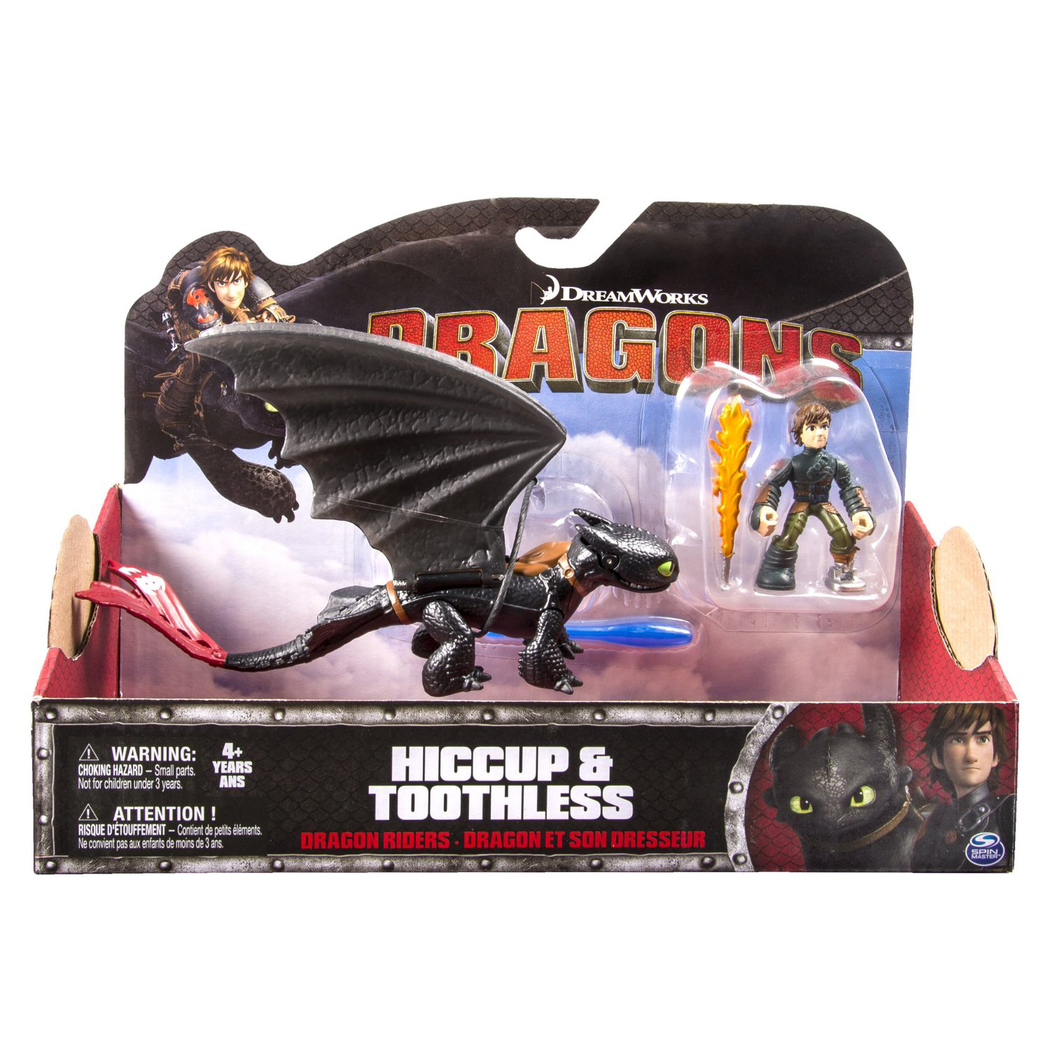DreamWorks Dragons Dragon Riders - HICCUP / TOOTHLESS