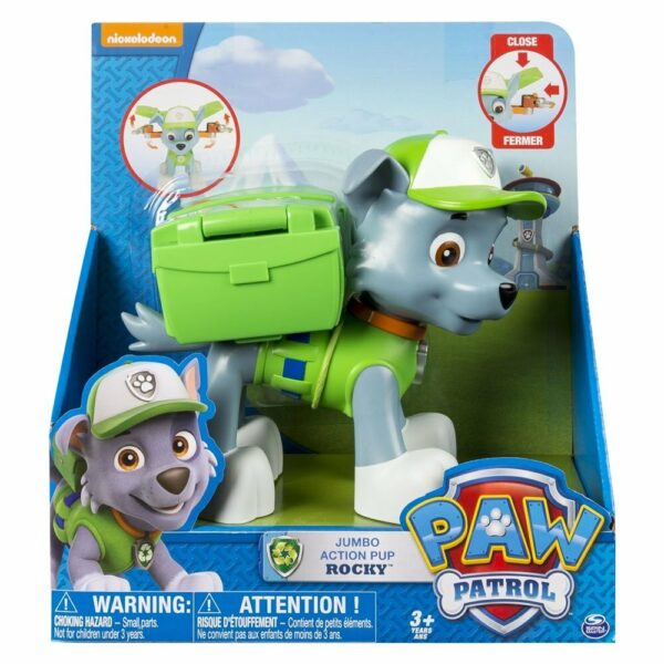 Paw Patrol Jumbo Action Figure - ROCKY