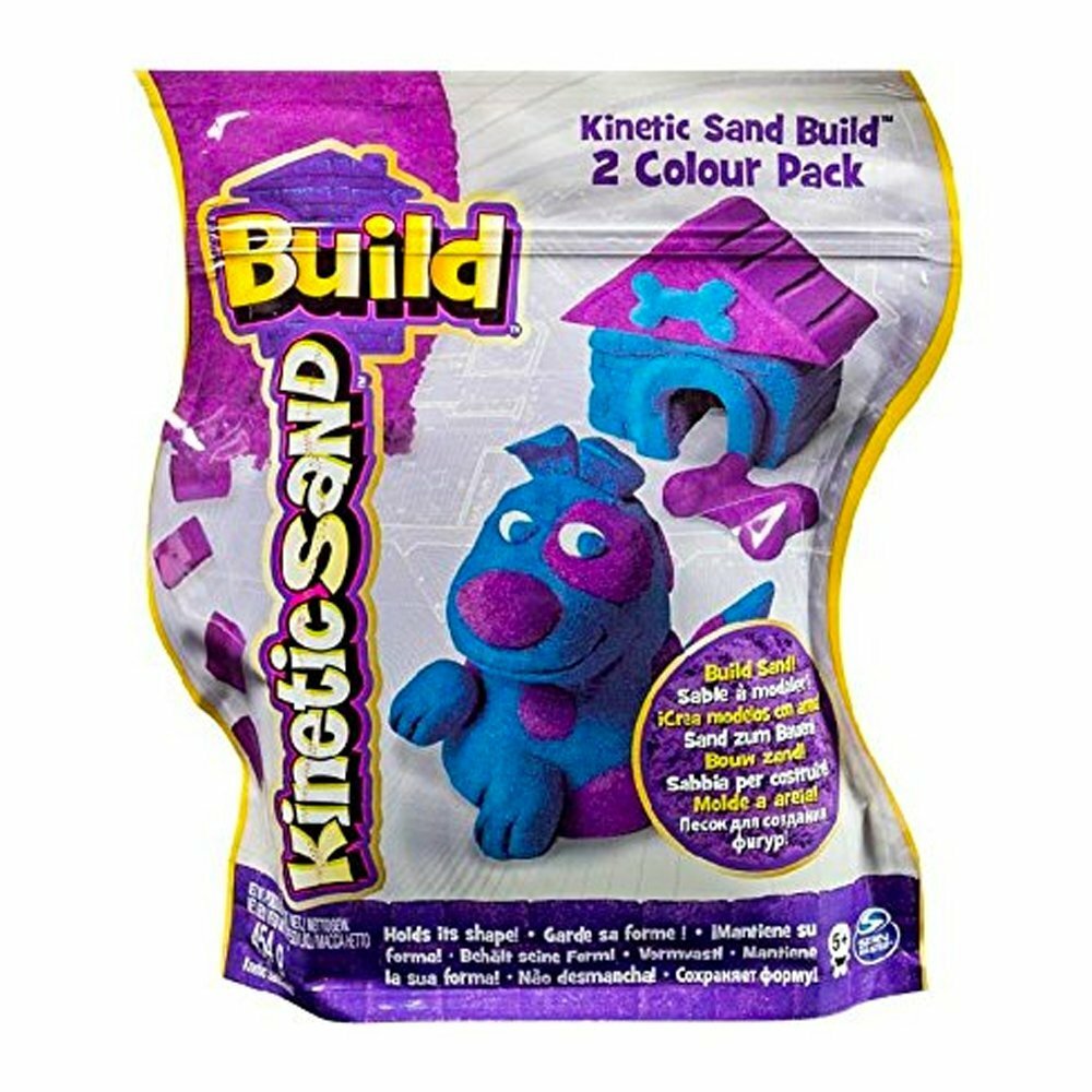 Kinetic Sand Build 2 Colour Pack (Blue/Purple) 454g