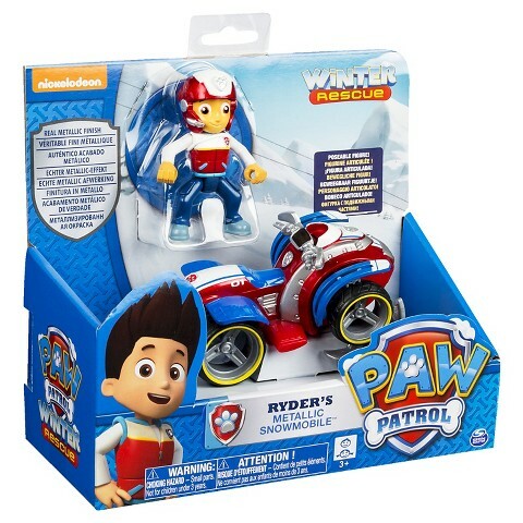 Paw Patrol Ryder's Winter Rescue Metallic Snowmobile