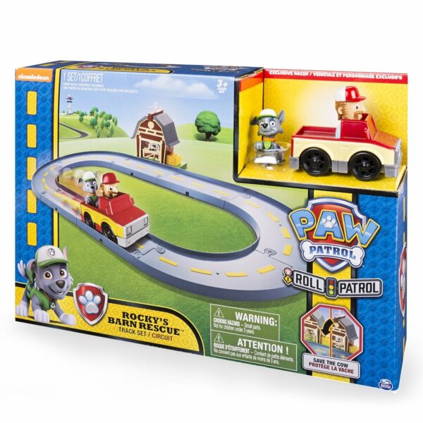 Paw Patrol Rocky's Barn Rescue Track Playset