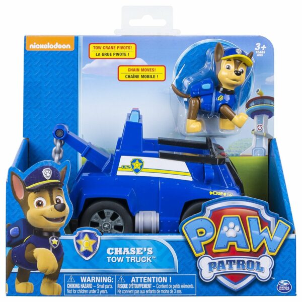Paw Patrol Vehicle + figure - CHASE's TOW TRUCK