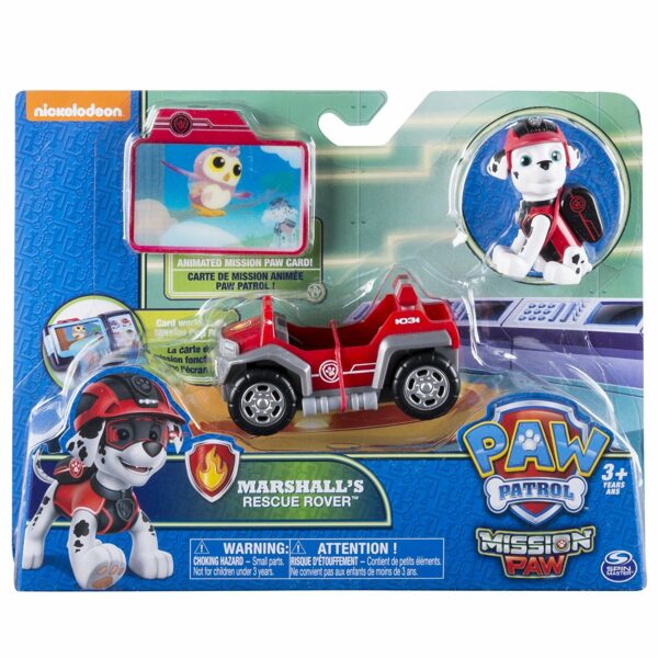 Paw Patrol Mission Mini Vehicle - Marshall's Rescue Rover