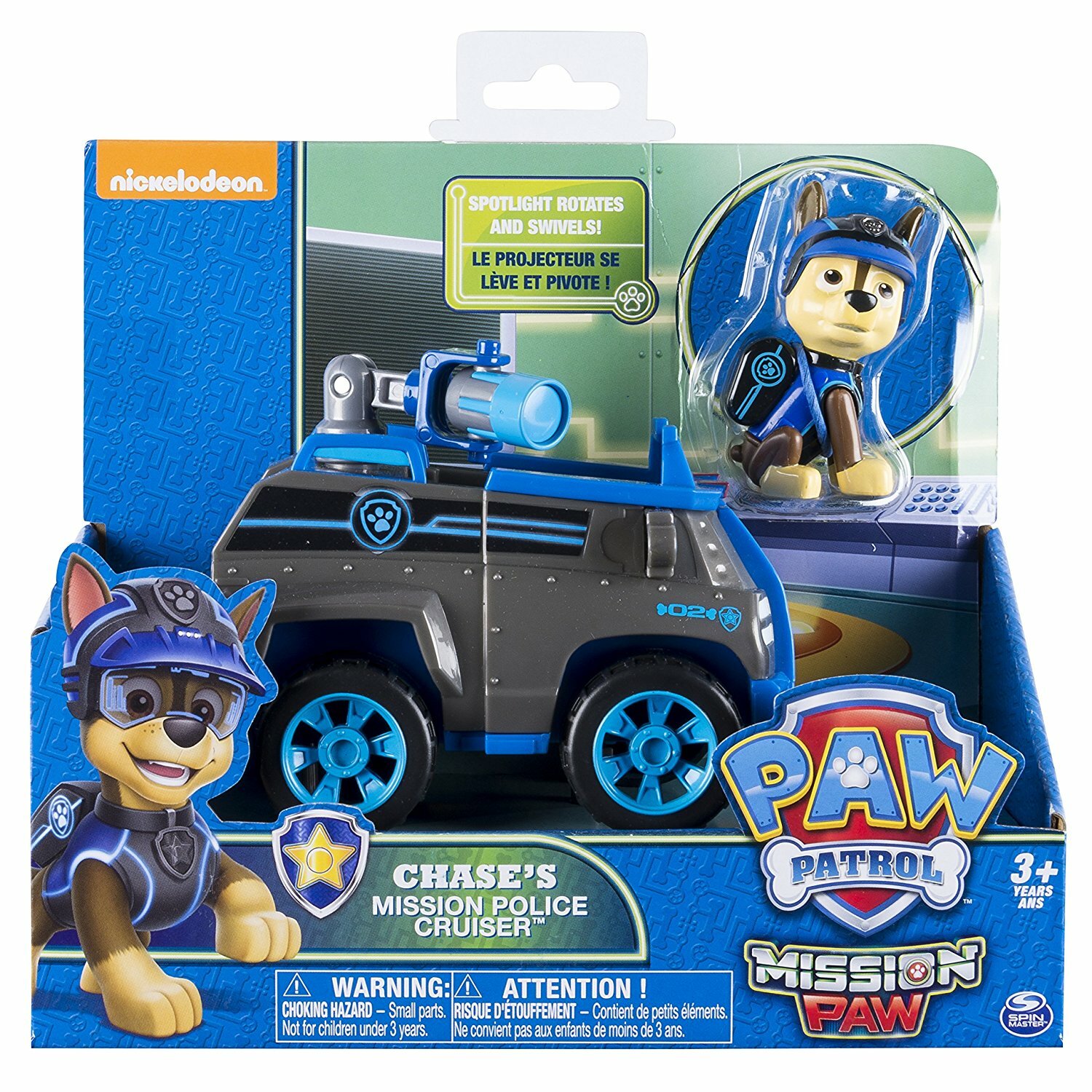 Paw Patrol Vehicle with Pup CHASE's MISSION Crusier