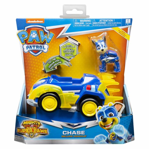 Paw Patrol Mighty Pups Superpaws - CHASE Deluxe Vehicle