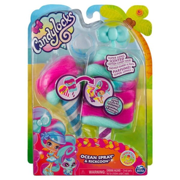 Candylocks Doll and Pet Pack - Ocean Spray & Rickcoon