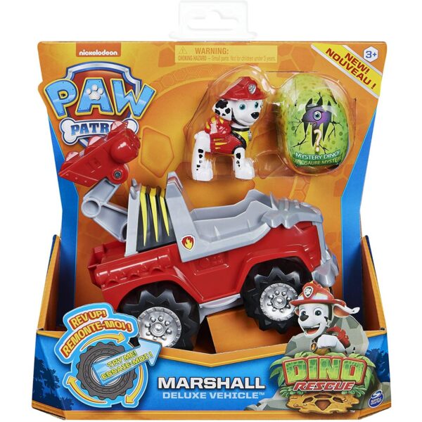 Paw Patrol Dino Rescue Rev Up Deluxe Vehicle - MARSHALL