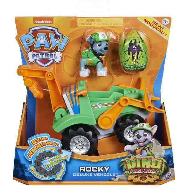Paw Patrol Dino Rescue Rev Up Deluxe Vehicle - ROCKY