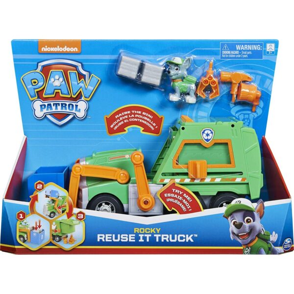 Paw Patrol Rockys Reuse It Deluxe Truck & Figure