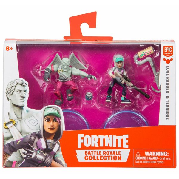 Fortnite 5cm Figure Duo Pack - Teknique & Love Ranger