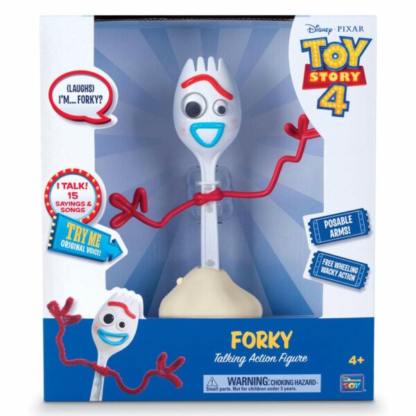 Toy Story 4 FORKY Free Wheeling Talking Action Figure