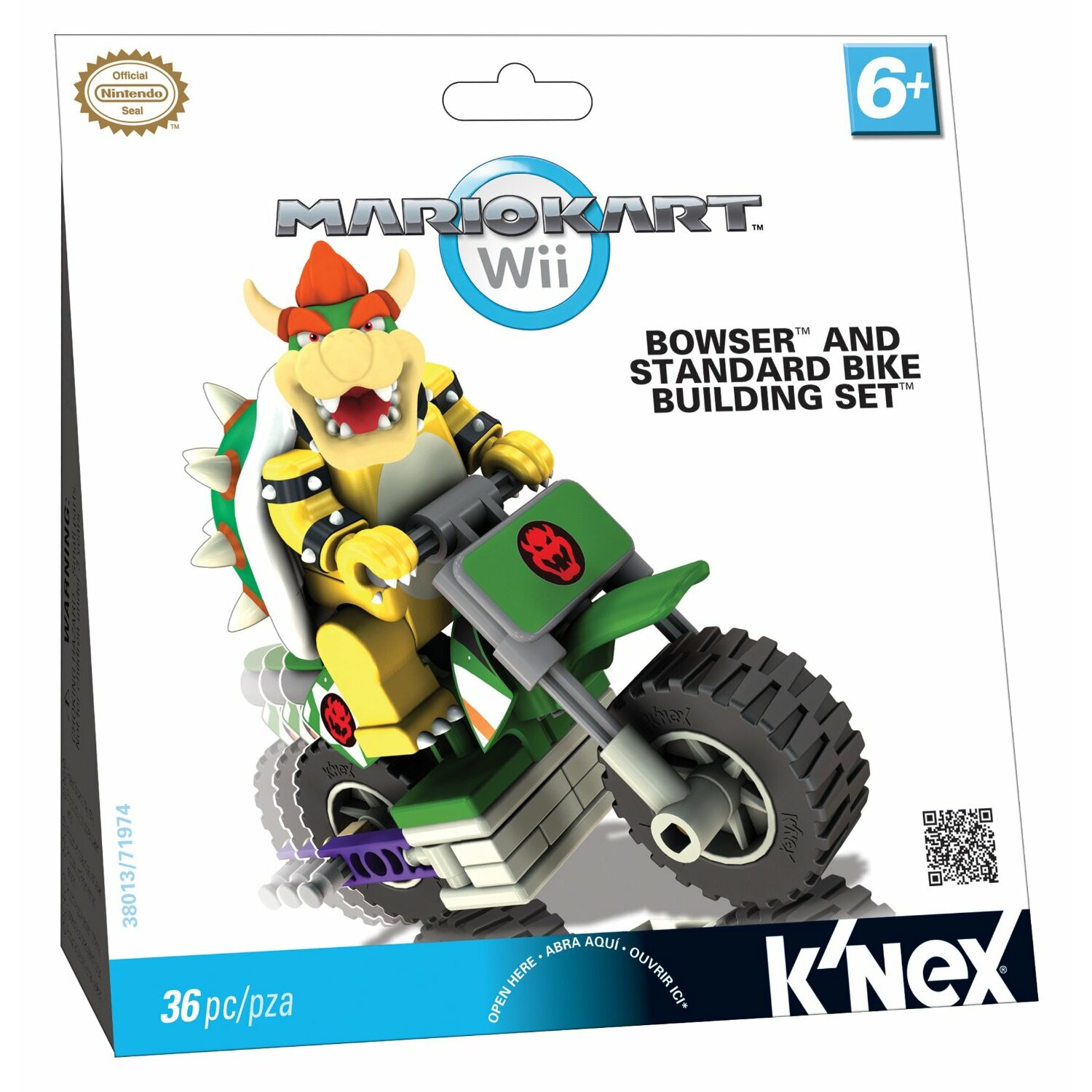 K'nex Mario Kart Bike set - BOWSER BIKE
