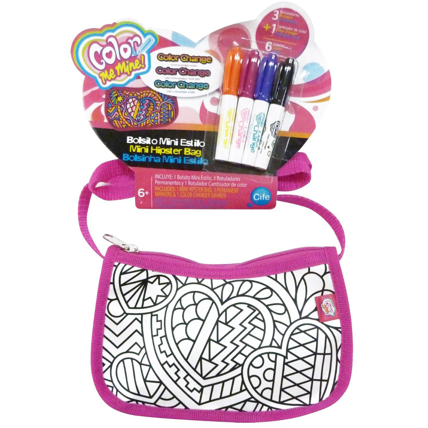 Color Me Mine - Color Change Bags - Mini Hipster