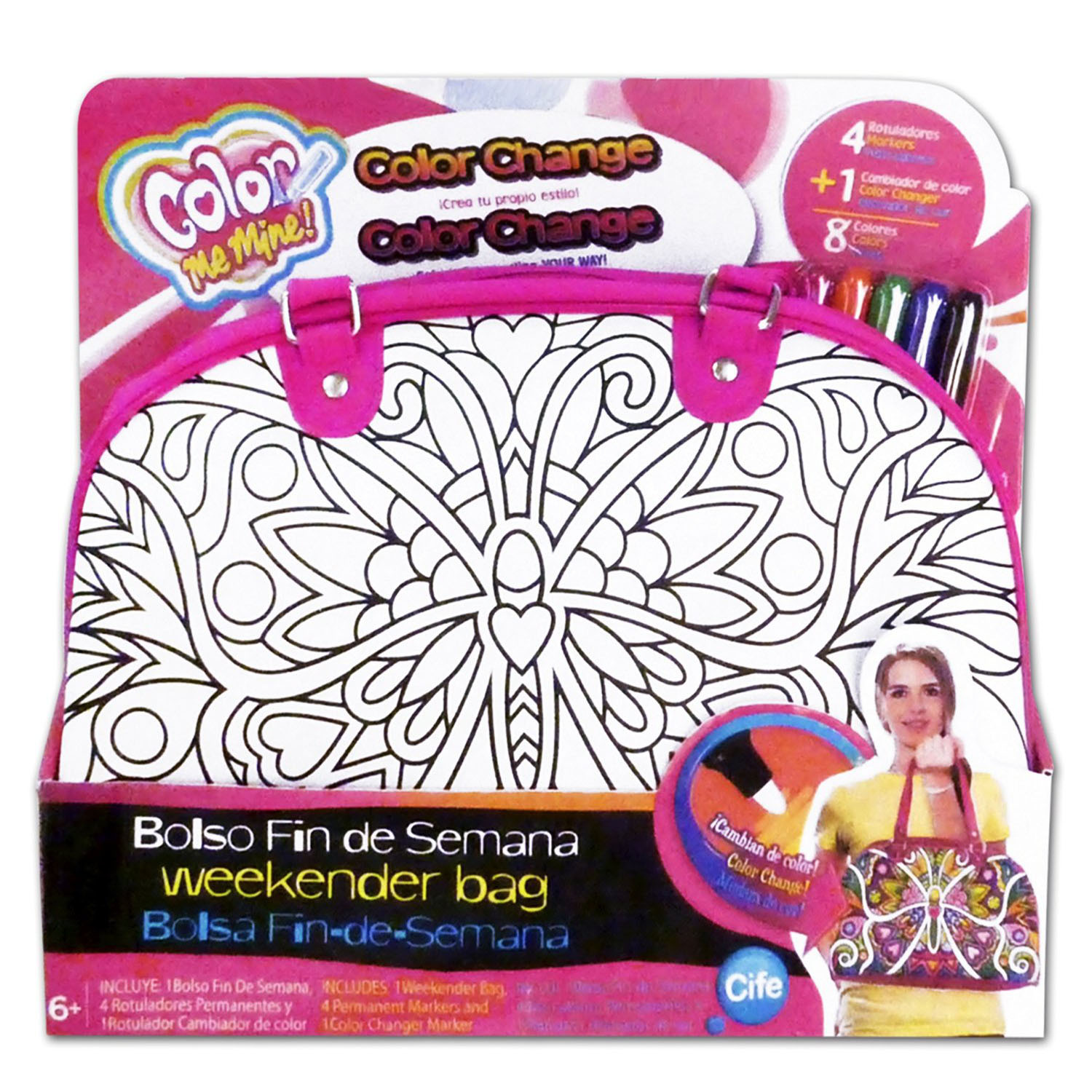 Color Me Mine Colour Change Weekender Bag