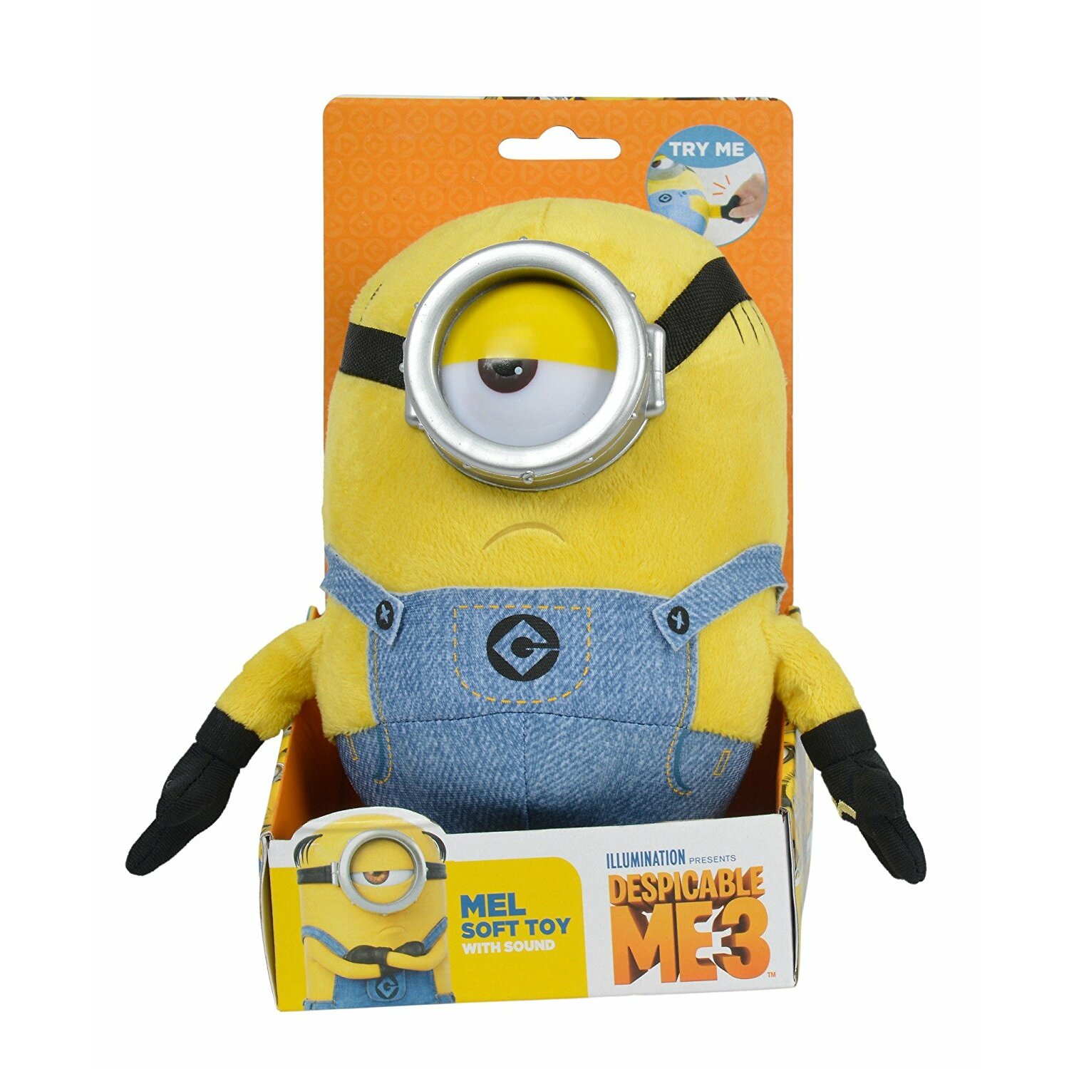 Despicable Me 3 (DM3) Mel With Sound Soft Toy (Medium 10")