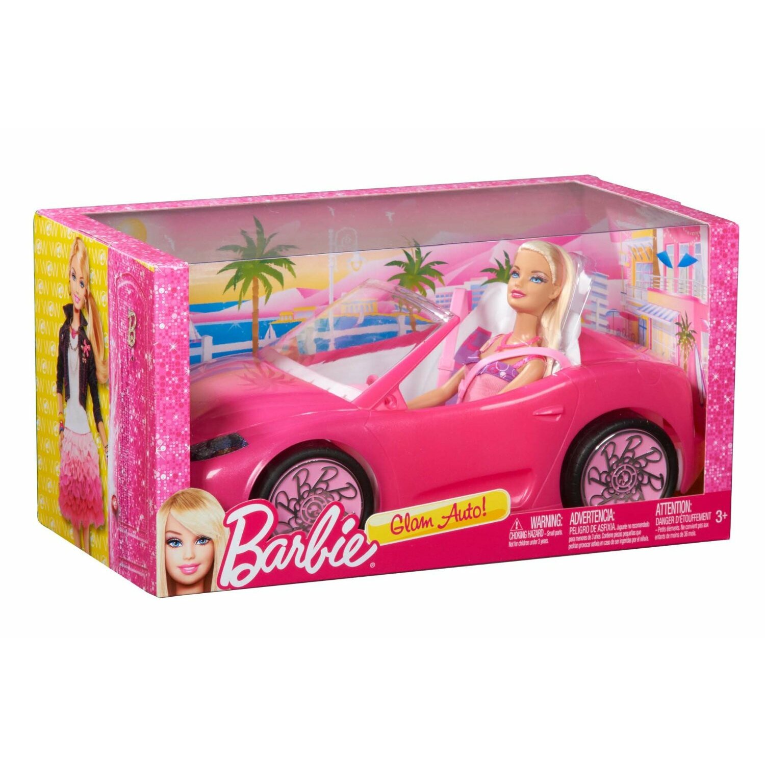 Barbie Doll and Glam Convertible>