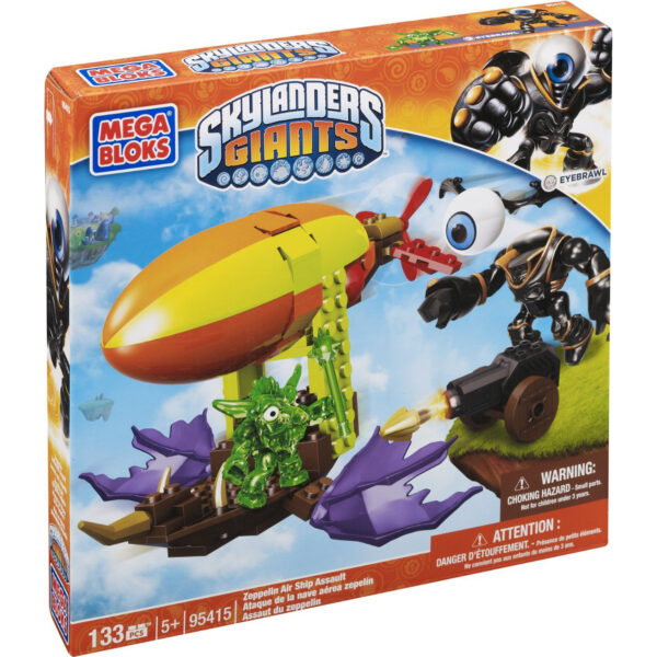 Mega Bloks Skylanders Giants - ZEPPELIN AIR SHIP - EYEBRAWL