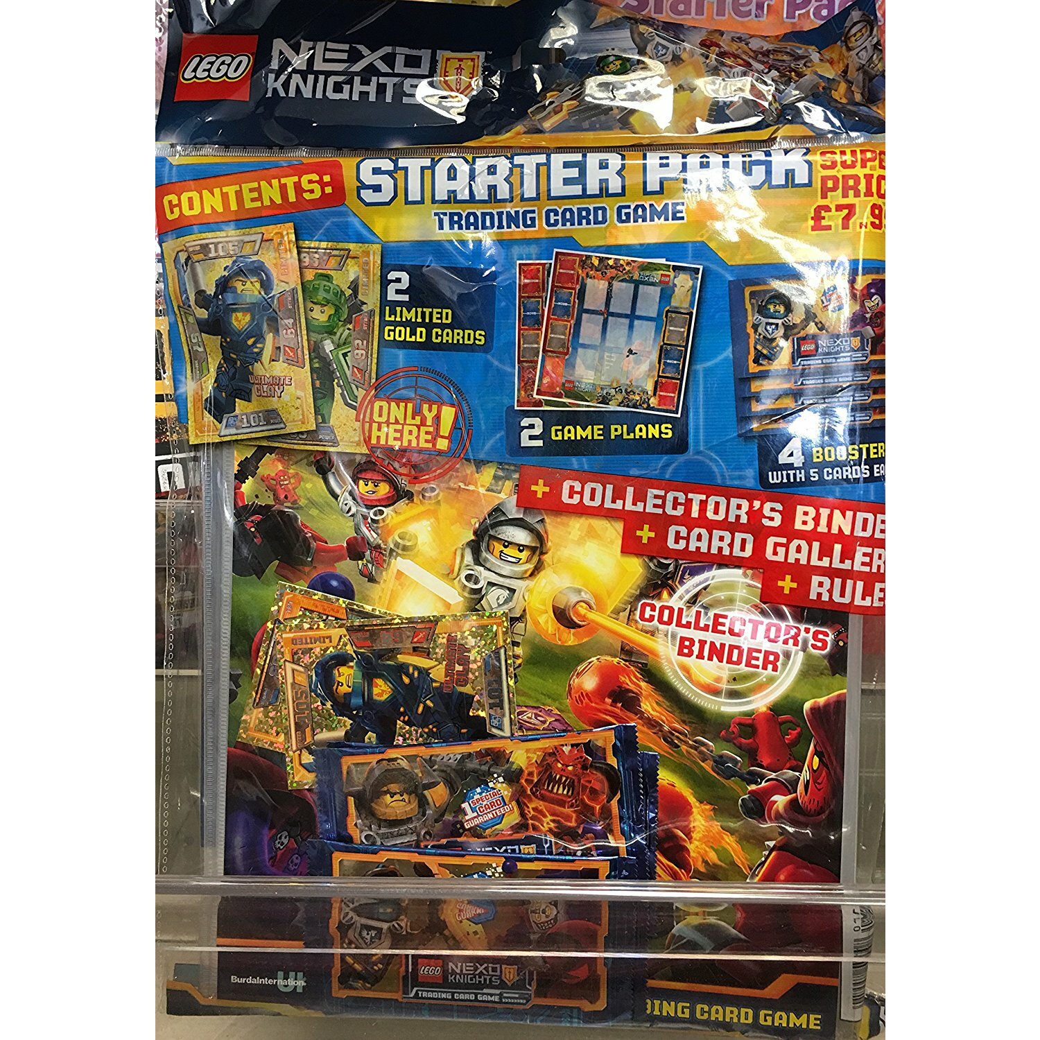 Lego Nexo Knights Starter Pack Binder for Trading Card Game