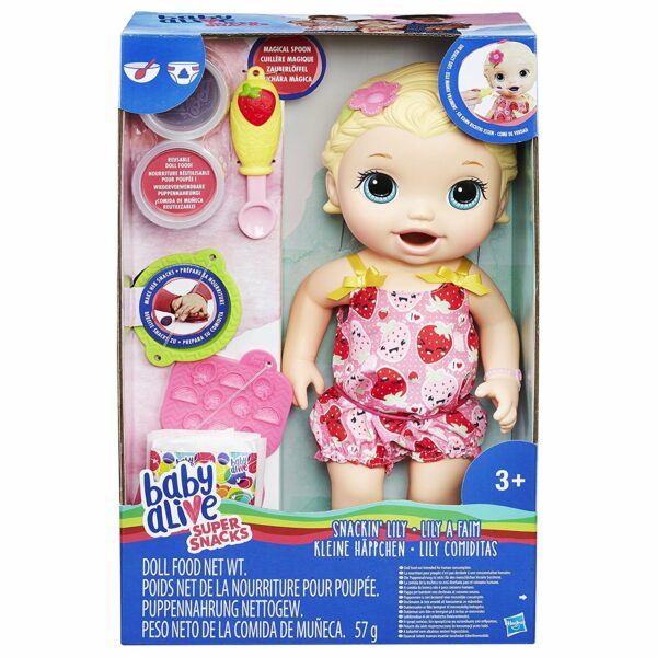 Hasbro BABY ALIVE Super Snacks SNACKIN' LILY
