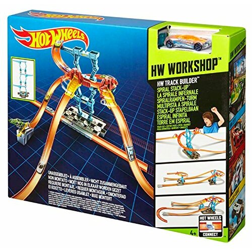 HOT WHEELS TRACK BUILDER Spiral stack up starter set
