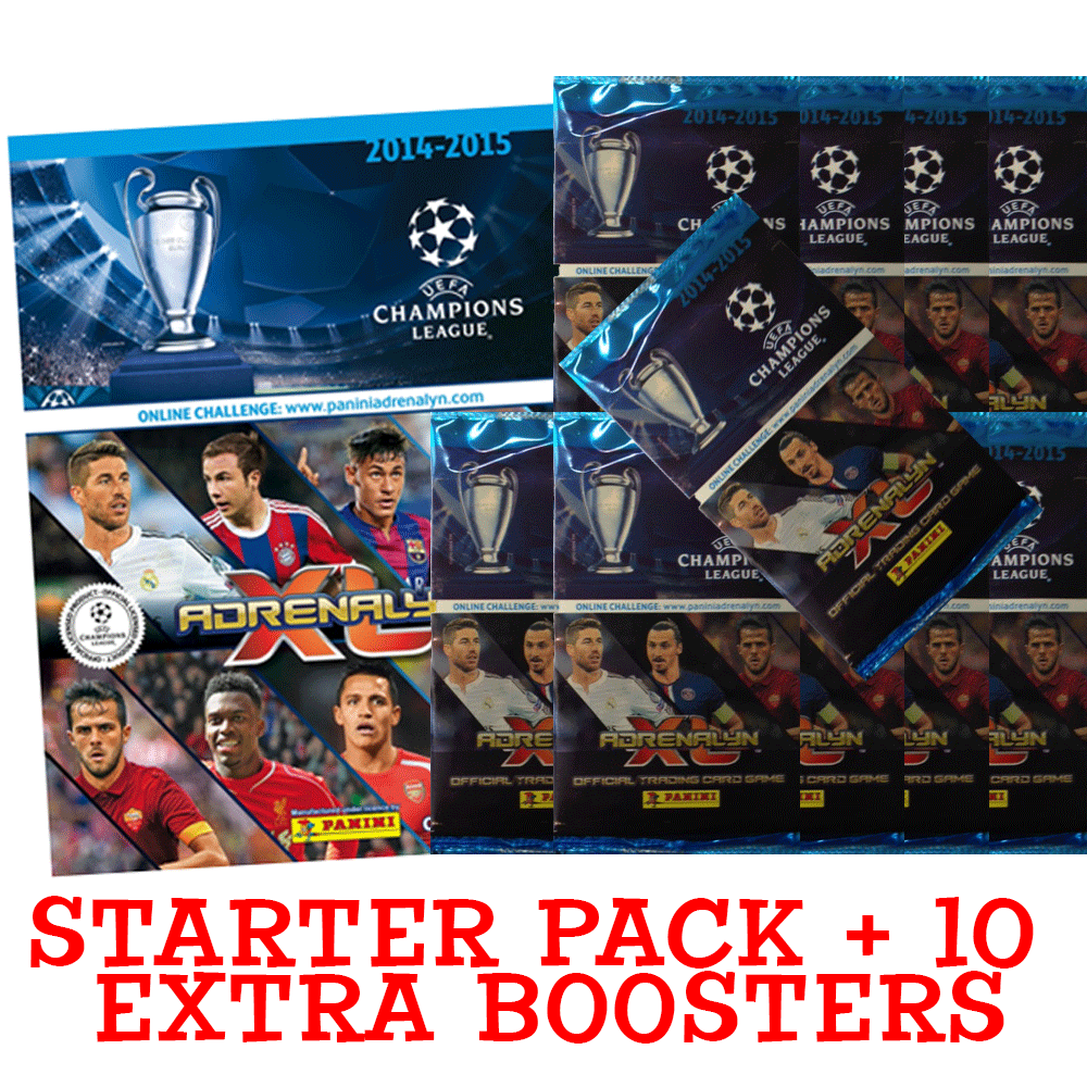 CL 2014-15 Trading Card Starter + 10 EXTRA PACKS