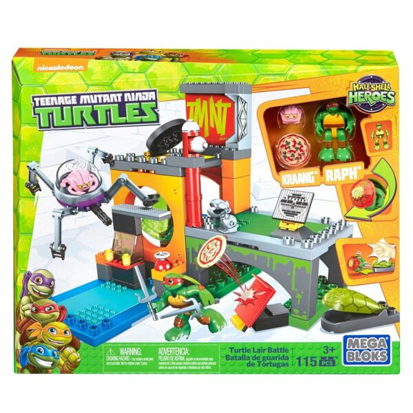 Turtles Mega Bloks Half-Shell Heroes Lair Playset