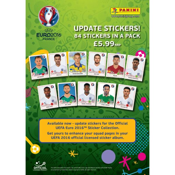 Panini Euro 2016 Sticker Update Set