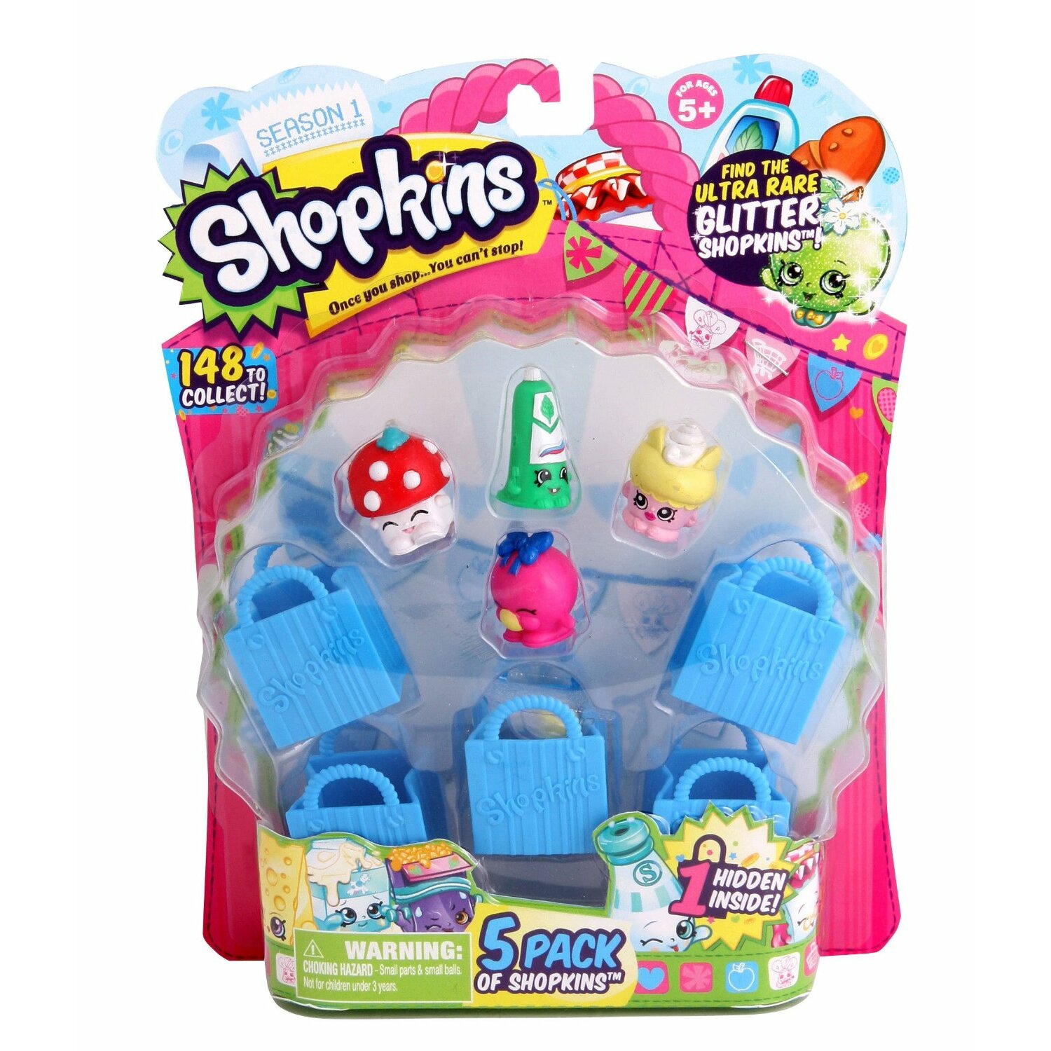 Shopkins 5 pack Blister