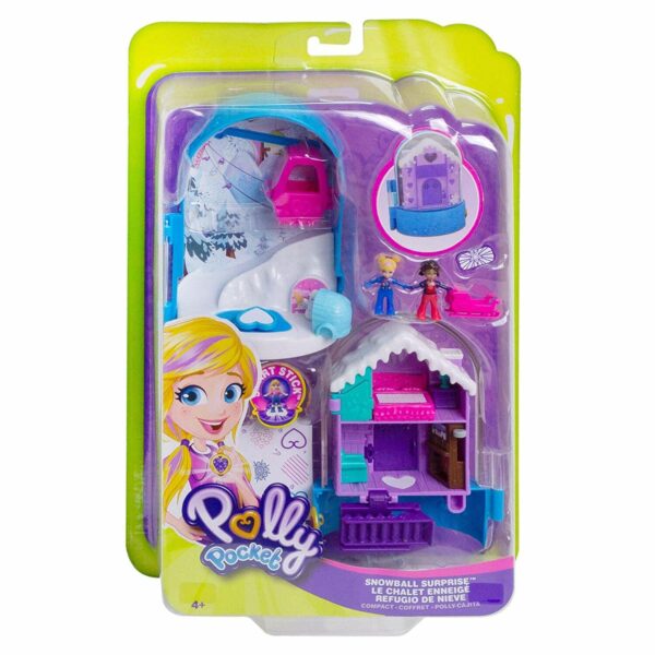 Polly Pocket Big World Snowball Surprise Secret Compact