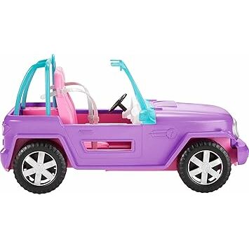 Barbie Off-Road Vehicle Pink with Purple Seats