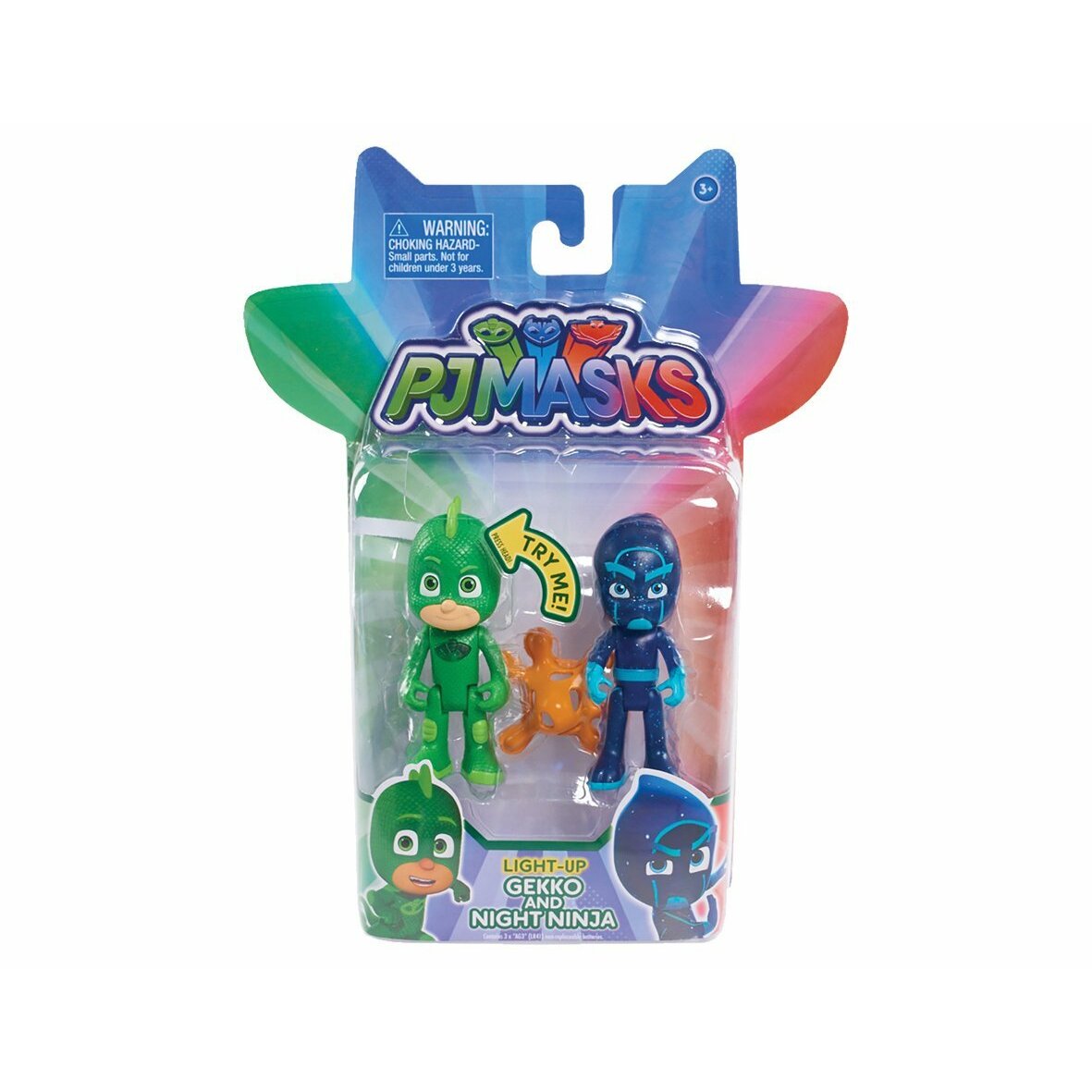 PJ Masks Light Up Figure 2pk - Hero vs. Villain GEKKO